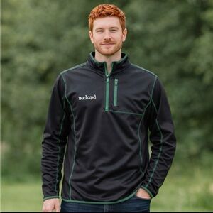 Retro Irish Ireland quarter zip men’s large Celtic clothing company